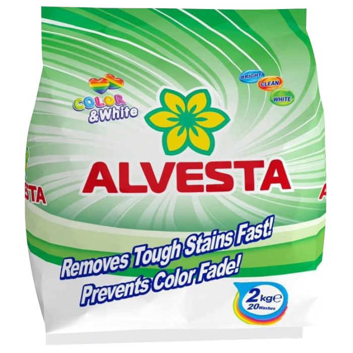 Detergent pentru Rufe Automat, Alvesta, 2 kg Color White [1]