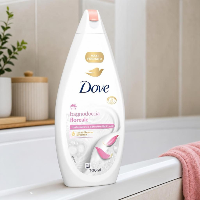Gel de dus, DOVE, Floral, 700 ml, Curatare Delicata cu Parfum Rafinat [3]