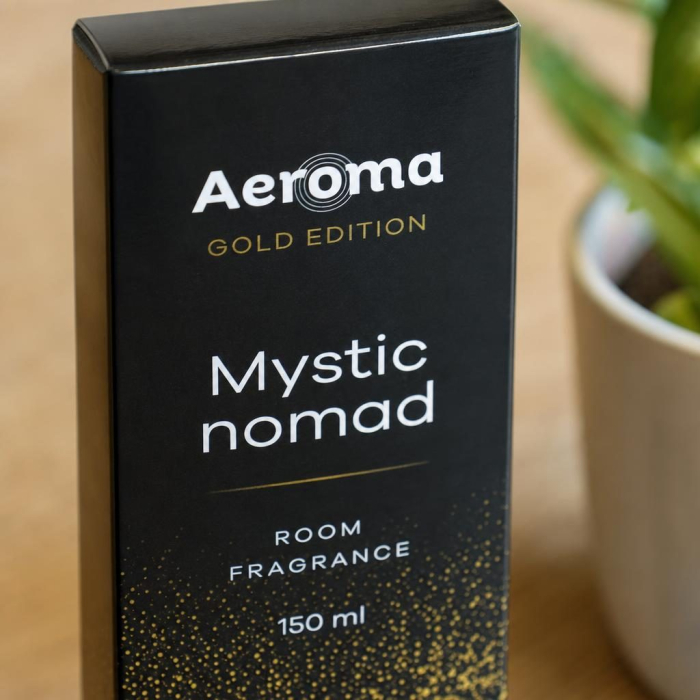 Odorizant Camera cu Difuzor, Aeroma Luxury Gold, 150 ml Mystic Nomad [3]