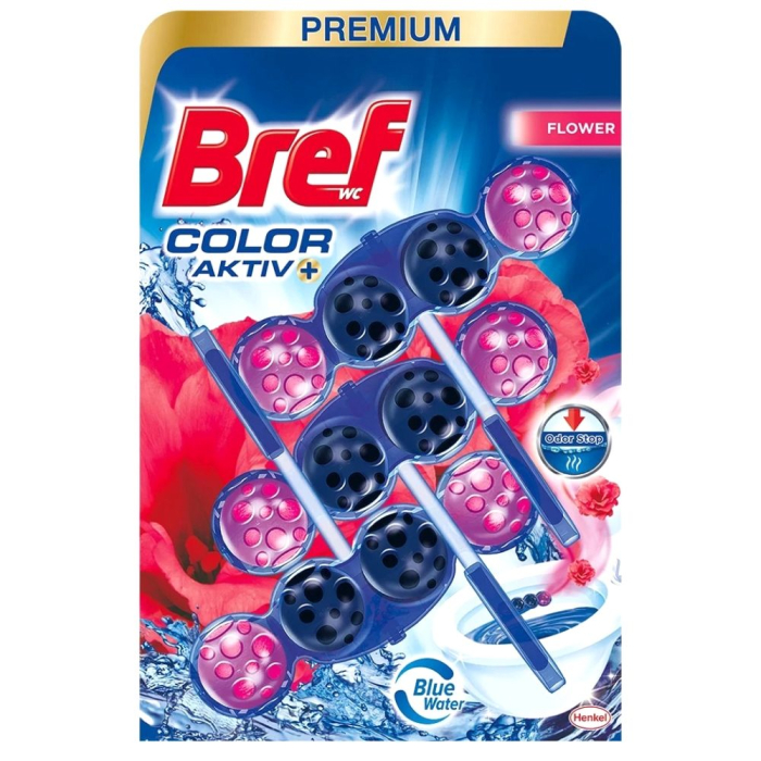 Odorizant WC, Bref, Bile Color Aktiv 3 X 50 g Flower [1]