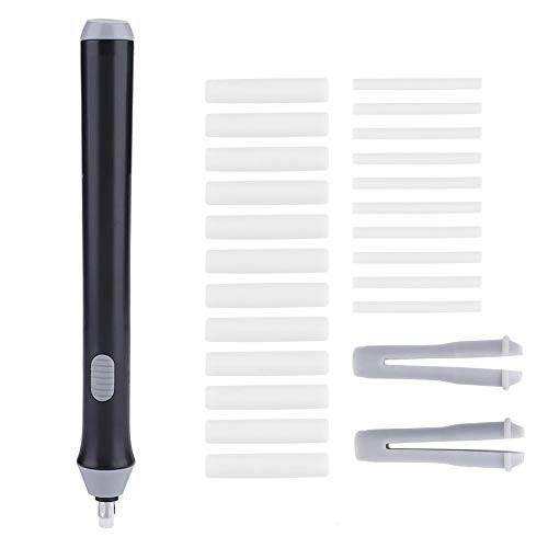 Radiera Electrica, Flippy, pentru Schite si Arta, Grosime Varf 3 mm/5 mm, Baterii 2 x AA (neincluse), din ABS, Negru [2]