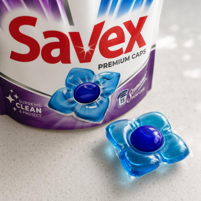 Savex Detergent Super Caps 15 buc Semana [3]