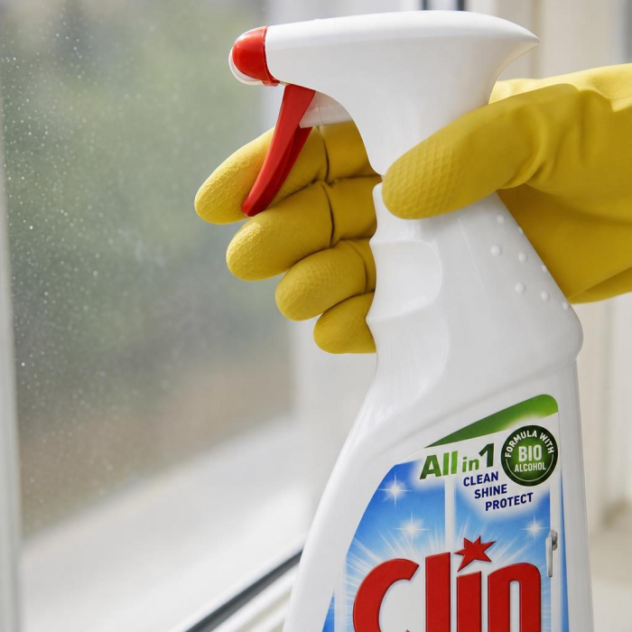 Solutie pentru Geamuri si Oglinzi, Clin, All-in-1, 500 ml, Lemon [3]
