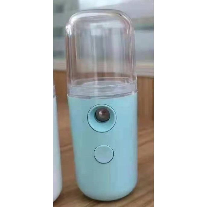 Spray de Hidratare Facială cu Tehnologie Nano, Flippy, Hidratare, Igienizare, Abur Rece, Încărcare USB, Capacitate 30 mL, 10cm, Albastru [2]