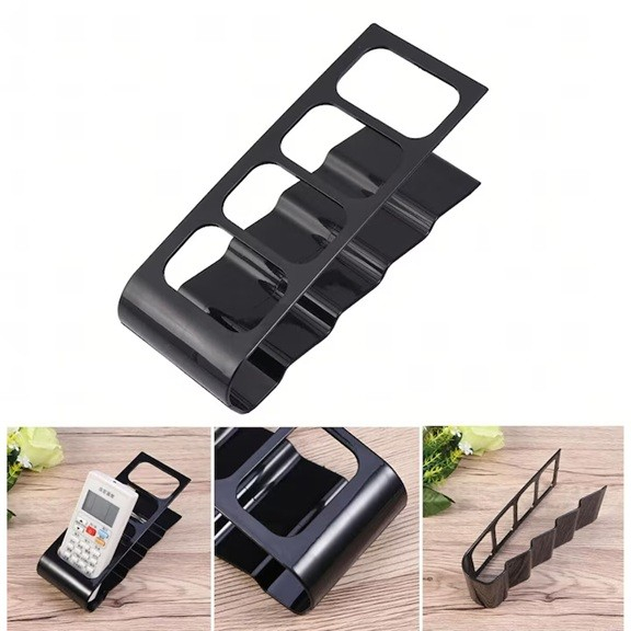 Suport de Birou, Flippy, din Plastic, pentru Telecomenzi, Telefoane, 18 x 7 x 9 cm, Negru [4]