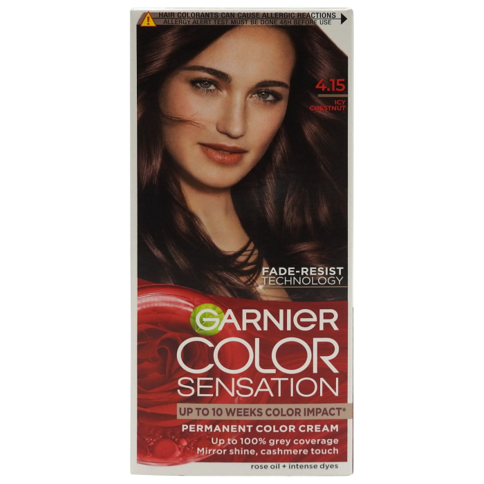Vopsea pentru Par, Garnier Color Sensation, 4/15 Saten Glacial [1]