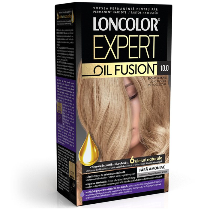Vopsea pentru Par, Loncolor Expert Oil Fusion, 10 Blond Deschis [1]