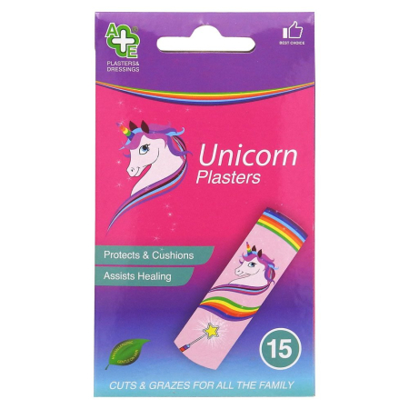 Produse Ingrijire - A, E Plasturi Copii 15 buc Unicorn