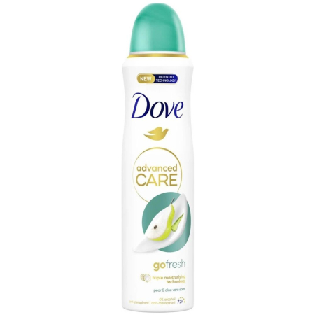 Ingrijirea Corpului - Antiperspirant Deodorant, Dove, 250 ml Go Fresh Pear si Aloe Vera