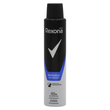 Ingrijirea Corpului - Antiperspirant Deodorant, Rexona, 200 ml Men Invisible Ice Fresh