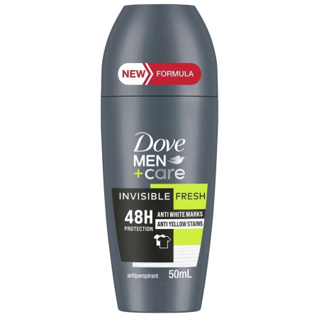 Ingrijirea Corpului - Antiperspirant Roll-On, Dove, 50 ml Men Invisible Fresh
