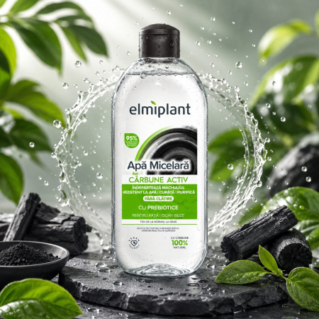 Apa Micelara Elmiplant Detox pentru Ten Normal & Gras, 400 ml [1]