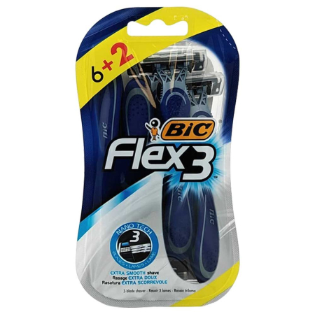 Produse Ingrijire - Aparat de Ras, Bic, Flex3 6, 2 buc
