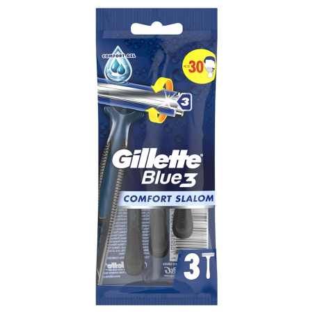 Produse Ingrijire - Aparat de Ras, Gillette, Blue3 Comfort Slalom Set 3 buc