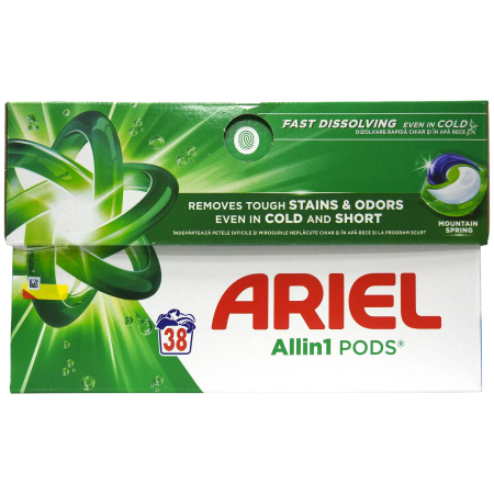 Detergent Si Balsam Rufe - Ariel Detergent Capsule 38 buc Pods Ms