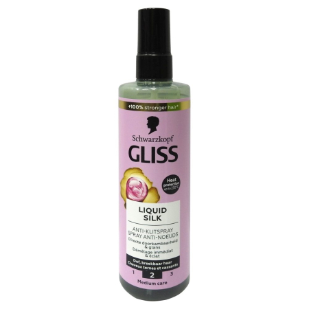 Sampon De Par - Balsam pentru Par, Gliss, Spray 200 ml Liquid Silk