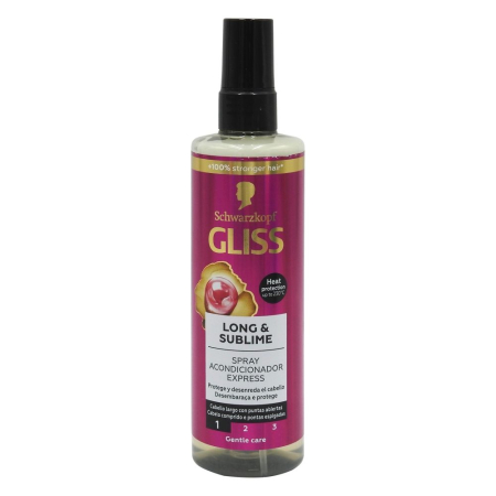 Sampon De Par - Balsam pentru Par, Gliss, Spray 200 ml Long Sublime