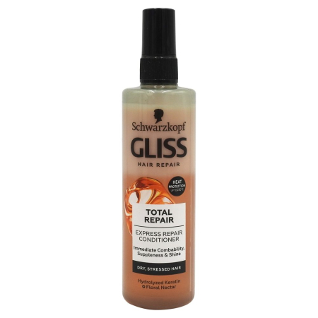 Sampon Si Gel De Dus - Balsam pentru Par, Gliss, Spray 200 ml Total Repair