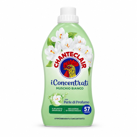 Balsam Rufe - Balsam pentru Rufe, Chante Clair, Muschio Bianco, 1.14 L, 57 Spalari