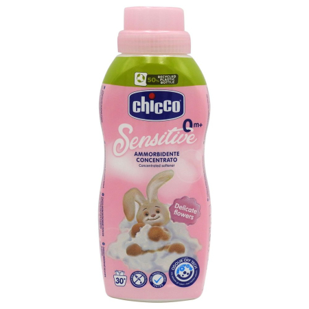 Detergent Si Balsam Rufe - Balsam pentru Rufe, Chicco, 750 ml Sensitive Delicate Flowers 30 spalari