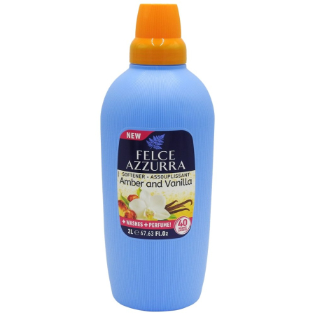 Balsam Rufe - Balsam pentru Rufe, Felce Azzurra, 2 L Ambra Vanilie 40 spalari
