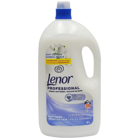 Balsam Rufe - Balsam pentru Rufe, Lenor, 4 L Professional Bumbac Moale 200 spalari