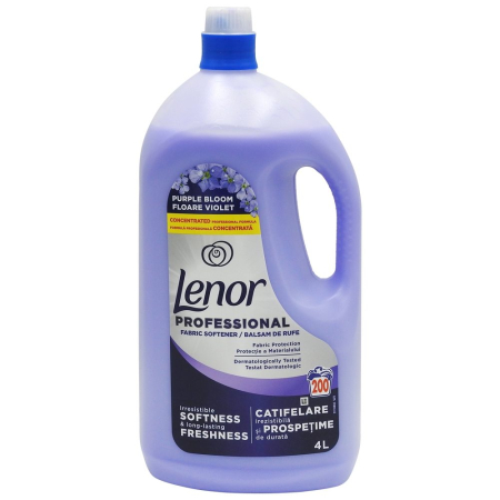 Balsam Rufe - Balsam pentru Rufe, Lenor, 4 L Professional Floare Violet 200 spalari