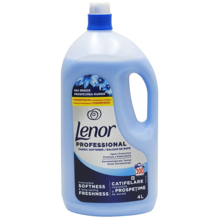 Balsam Rufe - Balsam Professional pentru Rufe, LENOR, Prospetimea Marina, 4 L, 200 Spalari
