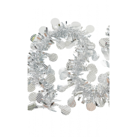 Beteala Craciun, Flippy, argintiu, marimea:  2 m x 11 cm x 9 cm material:folie PVC, interior/exterior [3]