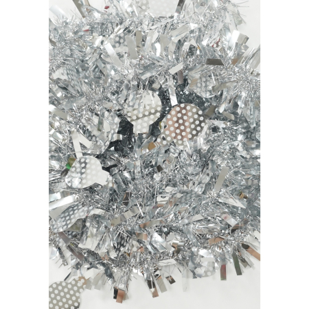 Beteala Craciun, Flippy, argintiu, marimea:  2 m x 11 cm x 9 cm material:folie PVC, interior/exterior [7]