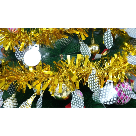 Beteala Craciun, Flippy, auriu, marimea:  2 m x 11 cm x 9 cm material:folie PVC, interior/exterior [2]