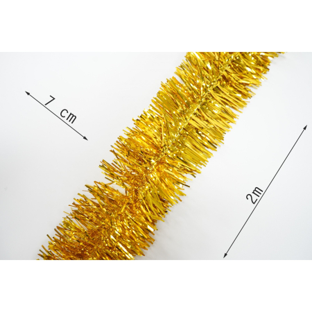 Beteala Craciun, Flippy, auriu, marimea: 2 m x 7 cm material:folie PVC, interior/exterior [5]