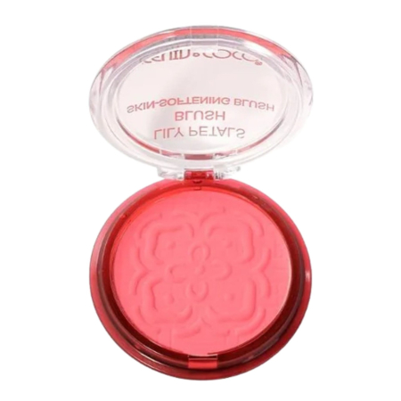 Cosmetice - Blush Compact KEVIN & COCO Lily Petals, Model Dream, 9.3 g, Finish Natural, Efect Proaspat si Luminos, 7.5 x 7.5 x 2.1 cm, Roz Pudrat