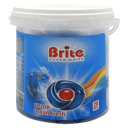 Detergent Rufe - Brite Detergent Capsule 20 buc Ocean Fresh