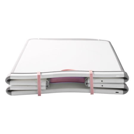 Cada Pliabila pentru Baie, Flippy, din PP+TPE, pentru Copii +6 Luni, Model Ursulet, Scaun de Interior, Detasabil, 82 x 50 x 54 cm, Roz [2]