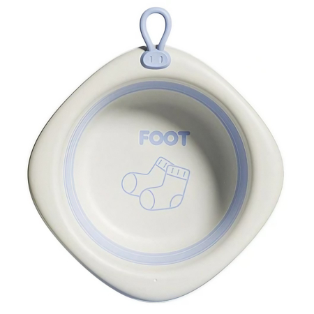 Articole Pentru Baie - Cada Pliabila pentru Baie pentru Copii, Flippy, Cadita pentru Bebelusi, Model Romb pentru Picioare, Mov, 31.5x31.5x3.5 cm, 3L