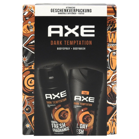 Set Caseta Cadou - Caseta Cadou, Axe, Gel de Dus 250, Deo150 Dark Temptation
