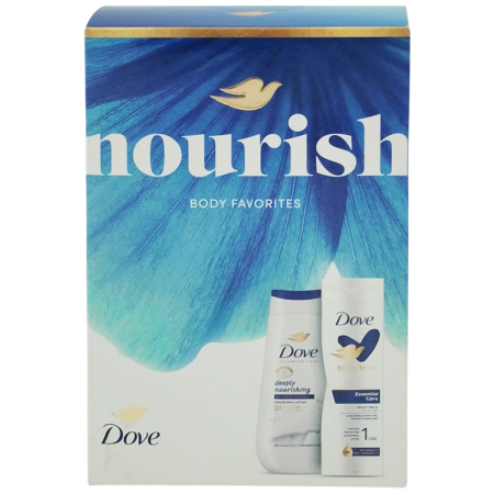 Set Caseta Cadou - Caseta Cadou, Dove, Gel de Dus 225 ml, Bm250 ml Nourish