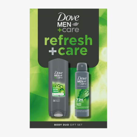 Set Caseta Cadou - Caseta Cadou, Dove, Gel de Dus 250 ml, Deo150 ml Men Extra Fresh