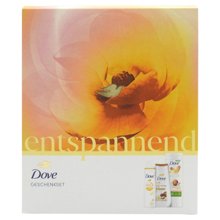 Set Caseta Cadou - Caseta Cadou, Dove, Gel Dus225 ml, Lotiune400 ml, Deo150 ml Entspannend