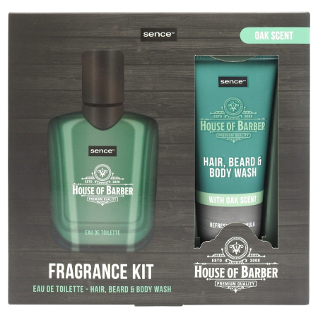 Set Caseta Cadou - Caseta Cadou, Sence, EDT 100, Gel de Dus 150 House Of Barber