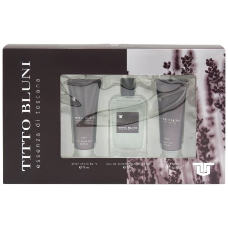 Set Caseta Cadou - Caseta Cadou, Titto Bluni, Men, Aftershave 75 ml, EDT 75 ml, Gel de Dus 75 ml Essenza Di Toscana