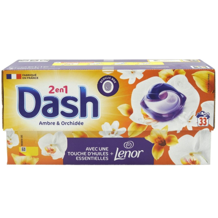 Detergent Rufe - Dash Detergent Capsule 33 buc 2in1 Amber Orchid