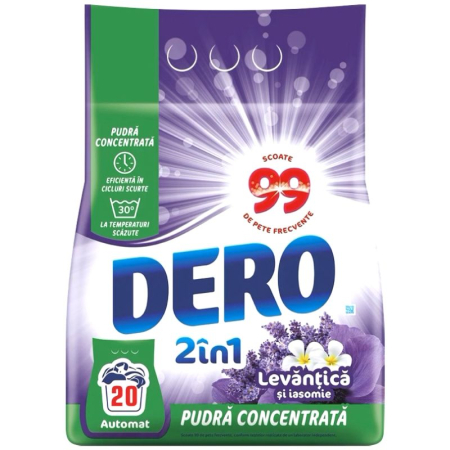 Detergent Si Balsam Rufe - Dero Automat 1.5 kg 2in1 Lavanda