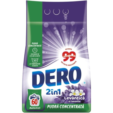 Detergent Rufe - Dero Automat 4.5 kg 2in1 Lavanda Iasomie 60 spalari