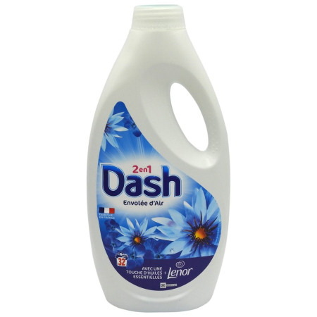 Detergent Rufe - Detergent Lichid, Dash, 1.44 L 2in1 Flight Of Air 32 spalari