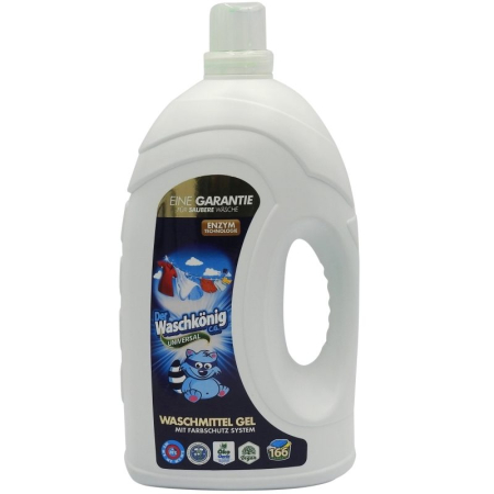 Detergent Rufe - Detergent Lichid, Der Waschkonig, Gel 5 L Universal 166 spalari