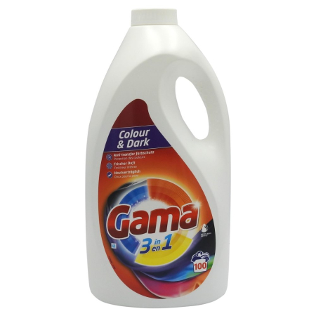 Detergent Rufe - Detergent Lichid, Gama, 4.5 L Color Dark 100 spalari