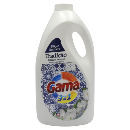Detergent Rufe - Detergent Lichid, Gama, 4.5 L Traditional Fresh 100 spalari