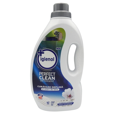 Detergent Rufe - Detergent Lichid, Igienol, 1.6 L Perfect Clean White Musk